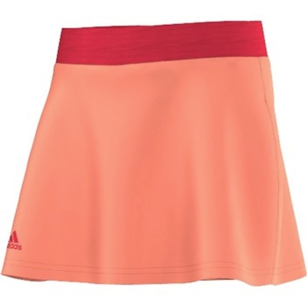 Adidas Girls` Club Trend Tennis Skort Sun Glow