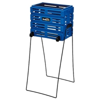 Tourna Blue Ballport Deluxe Cart with Wheelsâ€‹