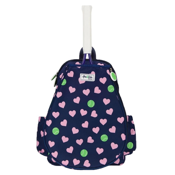 LLTBP164 Ame And Lulu Juniors` Little Love Tennis Backpack