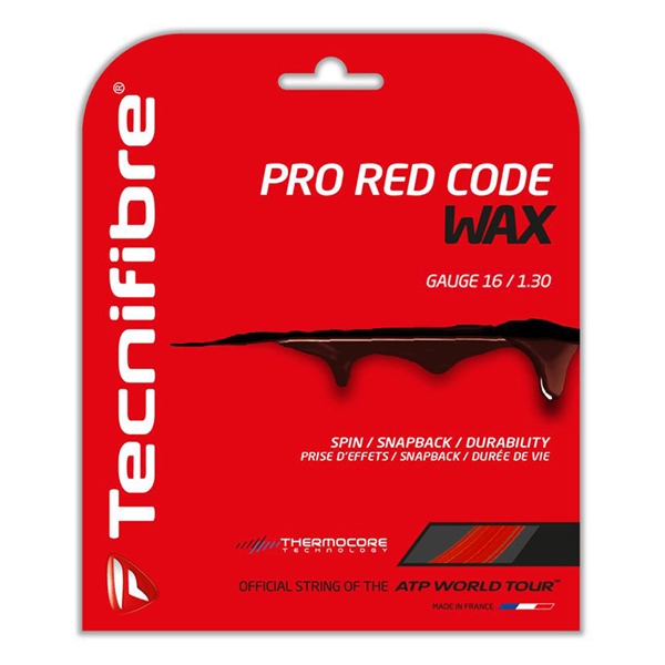 Tecnifibre Pro Red Code Wax (16-1.30mm) Set