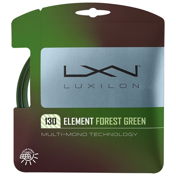 WR8309301130 Luxilon Element Forest Green 130 Tennis String