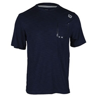 Wilson Men's Star Textured Crew - Navy WRA731004