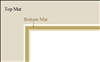 10" x 12" (6 1/2" x 8 1/2") Double Mat - Special Colors