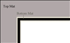 16" x 20" (11 1/2" x 15 1/2") Double Mat - Standard Colors