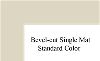 5" X 7" (3" X 5") Single Mat - Standard Color