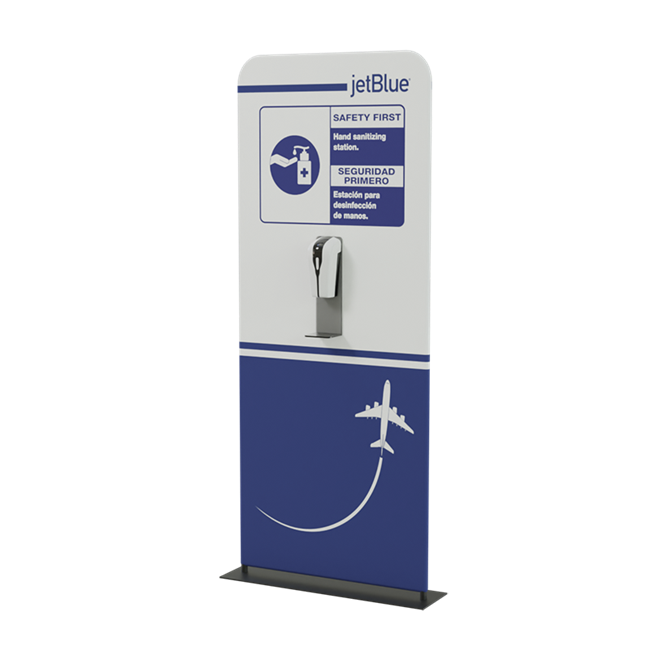 24"w Hand Sanitizer Station