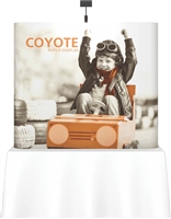 6' Coyote Tabletop Straight Full Mural