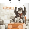 8ft Straight Coyote Popup Display Full Mural