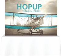 8' Hopup Tabletop Straight w/Wrap Graphic