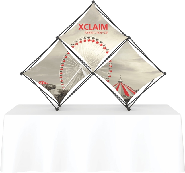 8' Xclaim Tabletop Pyramid Kit 1