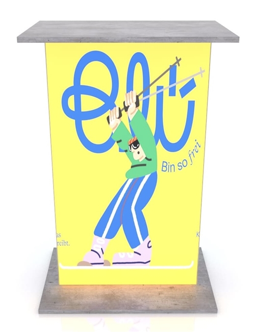 Double-Sided Lightbox Counter 1719