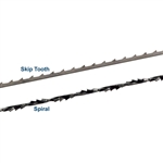Skip Tooth and Spiral Saw Blades for Wax