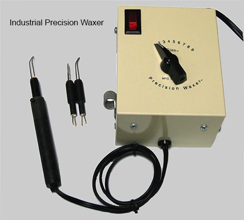 Electric Wax Worker Tip Long Flat Thin #4 White Design Giles Precision Waxer