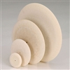 Knife-Edge Felt Wheels, 3/4", 1", 1-1/2"