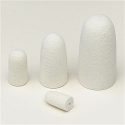 Hard Unmounted Felt Cones, Small (Pkg. of 12)