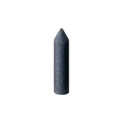 Silicone Bullet, 1" x 1/4", Black, 220 Grit