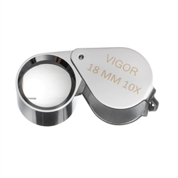 Illuminated Jewelers' UV and LED All-In-One Loupe, 10X