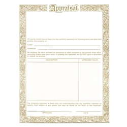 Jewellery Appraisal Form