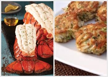 LobsterTail & CrabCake Combo.
