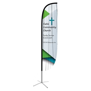 FeatherFlag Outdoor Large Convex Banners