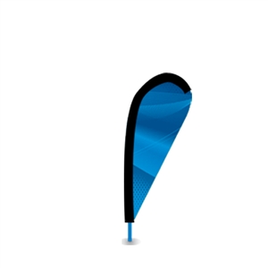 Large Double-Sided Teardrop flag graphic replacement