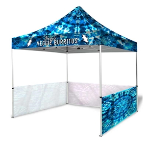 TENTKIT3 - 10X10 Pop Up Tent with Three Custom Half Walls