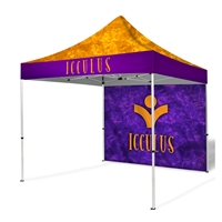 TENTKIT5 - 10X10 Pop Up Tent with One Full Custom Wall