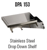 Broilmaster Stainless Steel Drop Down Shelf