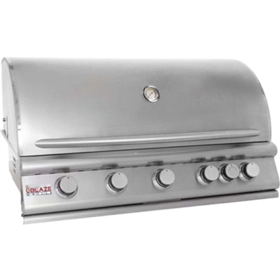 Blaze 40 Inch 5-Burner Gas Grill With Rear Burner