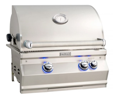 Fire Magic Aurora 24" Built-in Outdoor Grill, Analog Thermometer