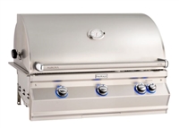 Fire Magic Aurora 36" Built-in Outdoor Grill, Analog Thermometer, Rotisserie Kit