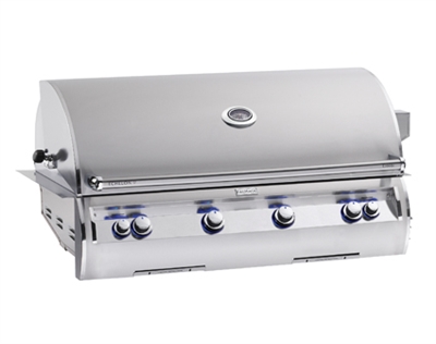 Fire Magic Echelon Diamond 48'' Built-In Grill, Analog Thermometer, Infrared Burner on Left Side, No Window