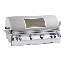 Fire Magic Echelon Diamond 48" Built-In Grill, Analog Thermometer, Infrared Burner on Left Side, Magic View Window