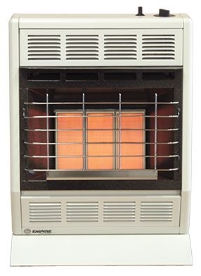 Empire Vent-Free Infrared Natural Gas Heater (18K BTU)