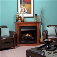Empire Vail 26" Vent-Free Deluxe Fireplace with Contour Burner