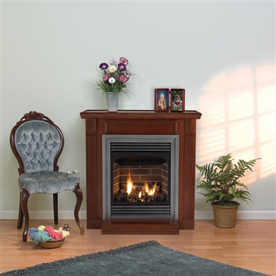 Empire Vail 24" Vent-Free Fireplace with Slope Glaze Burner