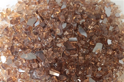 Empire Copper Reflective Decorative Crushed Glass