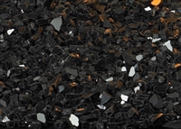 Empire Polished Black Decorative Crushed Glass