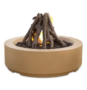 American Fyre Designs Louvre Round Fire Pit