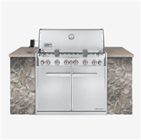 Weber Summit S-660 Natural Gas Built-In Outdoor Grill