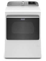 Maytag Smart Capable Top Load Gas Dryer with Extra Power Button - 7.4 Cu. Ft.