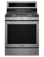 Maytag 30" Wide Gas Range with True Convection And Power Preheat - 5.8 Cu. Ft.