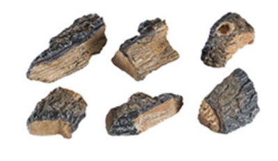 Peterson Charred Wood Chips Set of 6