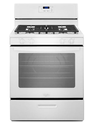 Whirlpool 5.1 Cu. Ft. Freestanding 4-Burner Gas Stove