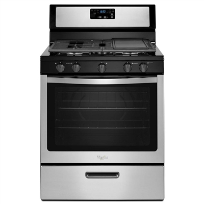 WhirlpoolÂ® 5.1 cu. ft. Freestanding Gas Range with Five Burners