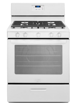 Whirlpool 5.1 Cu. Ft. Freestanding 5-Burner Gas Stove