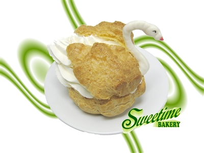 Swan Cream Puff