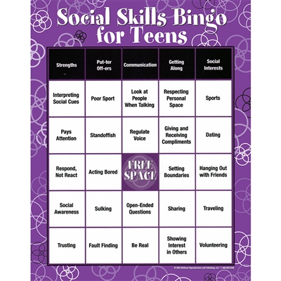 Got Special KIDS|Social Skills Bingo for Teens
