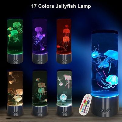 Playlearn Round Jellyfish Lamp with Remote