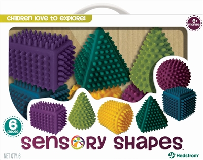 Got Special KIDS|3-D Squeezable Sensory Shapes w/ Bumps for Fine Motor Skills